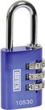 Kasp Hangslot K10530BLUD Blauw Cijferslot