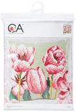 Collection d'Art Kruissteek kussen: tulp (Links)