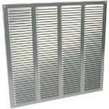 Nicoll Alu Anodisé Gris Grand Modèle Sans Moustiquaire Carré 49x49