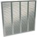 Nicoll Alu Anodisé Gris Grand Modèle Sans Moustiquaire Carré 49x49