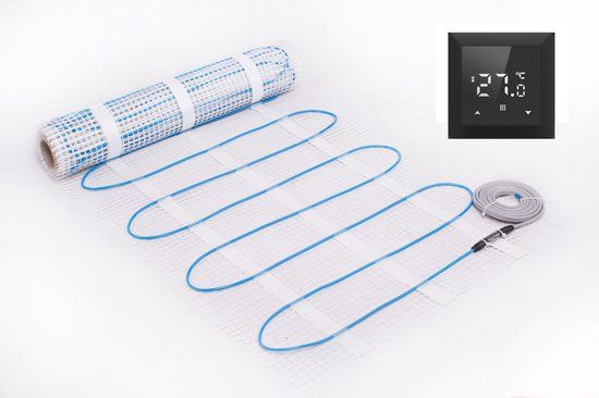 Dynamic Way elektrische vloerverwarmingsmat 150W - 1m² met Wifi thermostaat