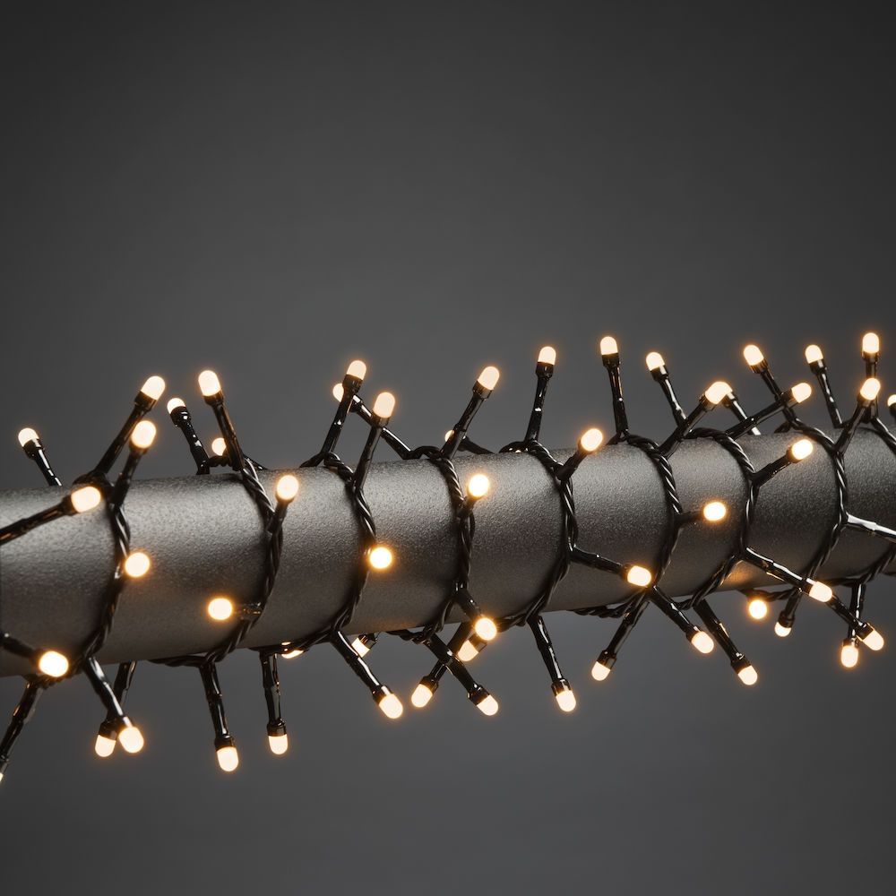 KONSTSMIDE 3868-830 Clusterverlichting - 600 LEDs - Extra warm wit - 13 meter - Kerstverlichting