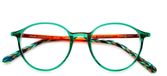 Etnia Barcelona Pearl District II Lunettes de vue unisexe vert 48mm