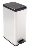 Curver Decobin Slim Pedaalemmer - 40L - Metallic