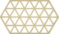Zone Denmark Triangles Pannenonderzetter 24 x 14 x 0,9 cm Warm Sand