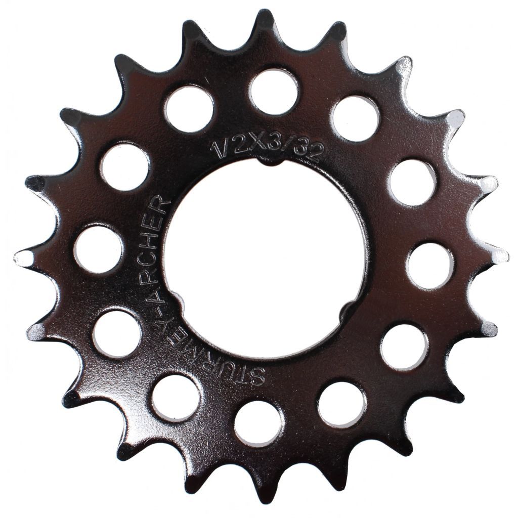 Sturmey Archer Tandwiel Opsteek 20T 3/32 Plat Zilver