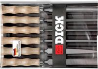 Dick 11871020 Set sleutelvijlen 6-delig 100/2 in tas zwart „Dick”, met 2K-handgreep 85 mm Lengte 100 mm 1 set(s)