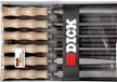 Dick 11871020 Set sleutelvijlen 6-delig 100/2 in tas zwart „Dick”, met 2K-handgreep 85 mm Lengte 100 mm 1 set(s)