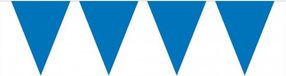 Merkloos / Sans marque Haza-Witbaard Blauwe vlaggenlijn 10 meter