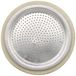 Fackelmann Aluminium filter, 6 glazen met drie stempels, zilverkleurig.
