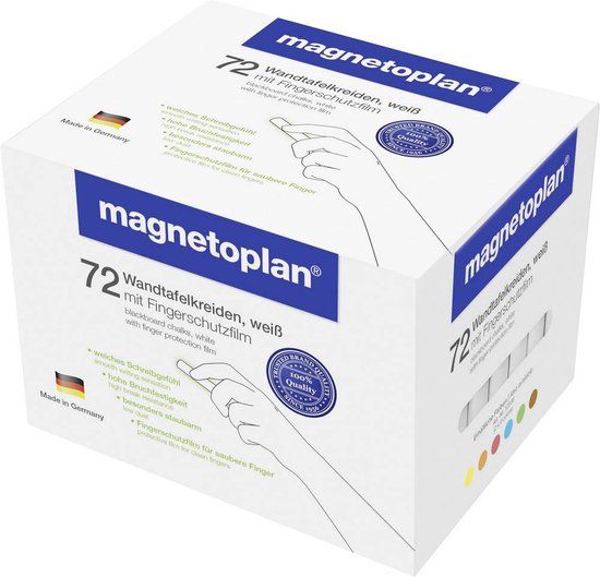 Opticon Magnetoplan Bordkrijt 12305 Wit 72 stuk(s)