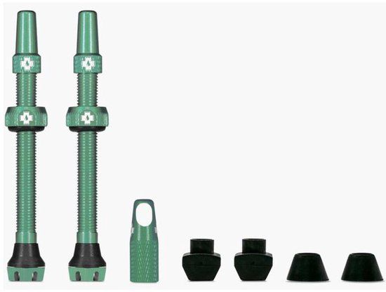 Muc Off V2 Tubeless Presta Kleppen 44 mm Turquoise