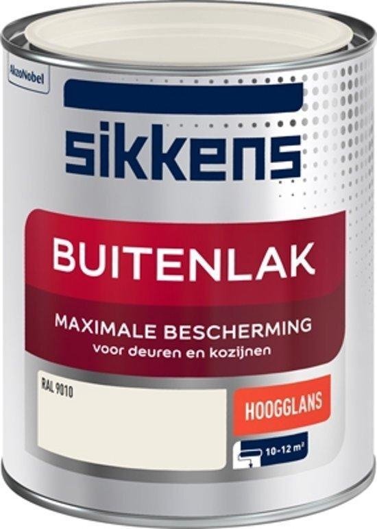 Sikkens BUITENLAK HOOGGLANS RAL 9010 0