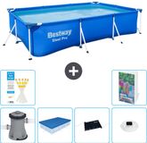 Bestway Rechthoekig Steel Pro Zwembad - 300 x 201 x 66 cm - Blauw