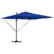 vidaXL Parasol Roma Bleu 286 x 284 x 270 cm Aluminium et Polyester