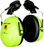 3M Peltor H520 Optime II Gehoorkap met helmbevestiging P3E - Groen - OPT2P3EH