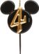 Dekora Mickey Mouse Kaarsje Nummer 4