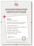 walther design fotolijst helder glas 21 x 29,7 cm (DIN A4) documentenmap 3 stuks, fotohouder zonder lijst RB130K3