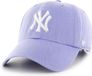 47 Brand MLB Clean Up New York Yankees Baseball Cap Lavendel