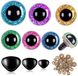 Dailygoods Yeux de sécurité 90 pièces 10-20 mm