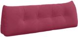 vidaXL Rugkussen Wijnrood 140 x 24 x 50 cm Fluweel