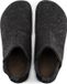 Birkenstock Andermatt Pantoufles Laine Feutrée Anthracite Coupe Regular - Taille 41