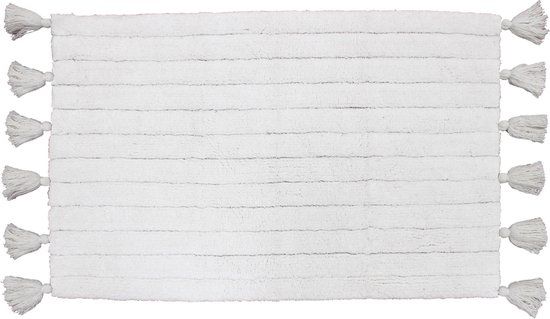 Livetti Badkamermat Toiletmat Wcmat 50x80 Katoen Minatis Wit