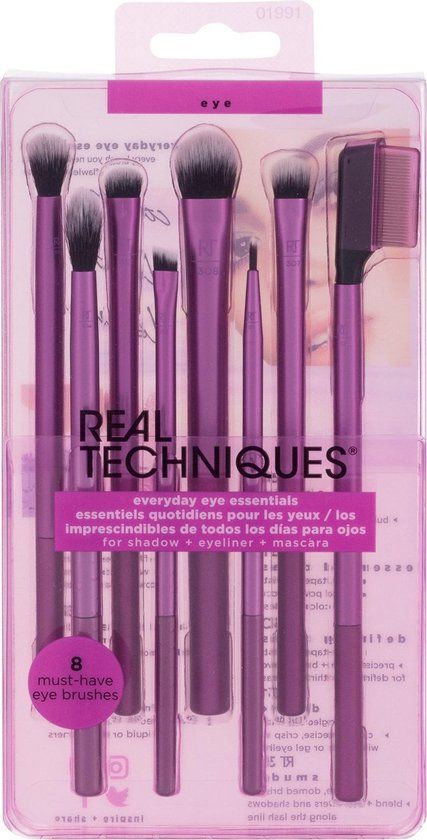 Real Techniques Everyday Eye Essentials - 8 Brushes