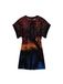 Desigual Jurk blauw / oranje /