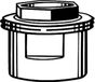 IMI HEIMEIER IMI Hydronic Engineering HEIMEIER Adapter voor ventielradiator Heimeier Th.-koppen klemansl. Serie3, 9704-24.700