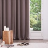 Atmosphera Verduisterende gordijnen - 135 x 240 cm - 2 stuks - taupe