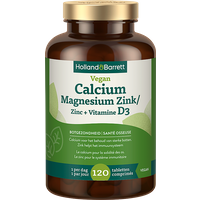 Holland & Barrett Vegan Calcium Magnesium Zink + Vitamine D3 - 120 tabletten