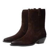 Copenhagen Shoes The Couture Walk S western suède cowboy boots - donkerbruin