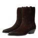Copenhagen Shoes The Couture Walk S western suède cowboy boots - donkerbruin