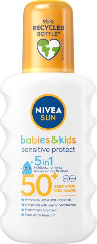 Nivea Sun Protect & Sensitive Kids Spray SPF50+ 200ml