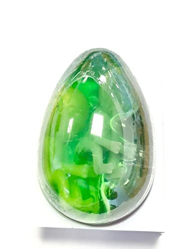 SRVertex SRV Hub® Twin Aliens Baby's in Ei, Alien Egg Embryo met twee baby's, Alien Pocket Ei Speelgoed met Slijm voor kinderen - 8 cm