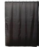 Tendance Douchegordijn Basic Elegance - met ringen - antraciet - polyester - 180 x 200 cm - wasbaar