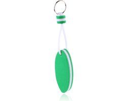LGT JWLS Lookinggoodtoday Groene Nautische Stijl Sleutelhanger - Blijft Drijven - Label Vorm