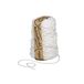 Halbach Seidenbänder gerecycled katoenen koord, breedte: 5 mm, lengte: 80 meter, wit
