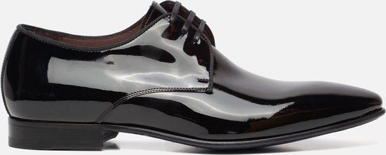 Floris van Bommel Veterschoenen zwart lak Leer - Maat 45