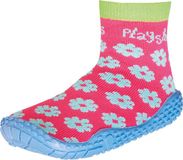 Playshoes Zwemsokken Meisjes Bloemenprint Roze/Blauw Maat 24/25