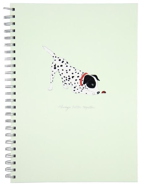 HEMA Plakboek Met Spiraal 32.5x23 Blanco Dalmatiër