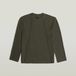G-Star - Tweeter a line r t l\s - Heren - T-shirts - S - Katoen - Asfalt