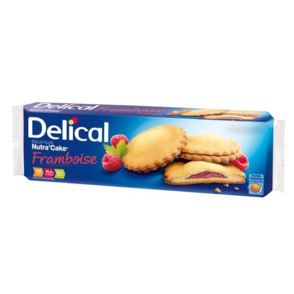 Delical Nutra Cake Framboos 3x135 g