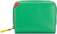 Mywalit Kleine Portemonnee Leren Portemonnee 10 cm - Dames - Horizontaal - neongroen
