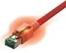 EasyLan Câble réseau RJ45, câble de raccordement CAT 6A S/FTP 7 m Rouge