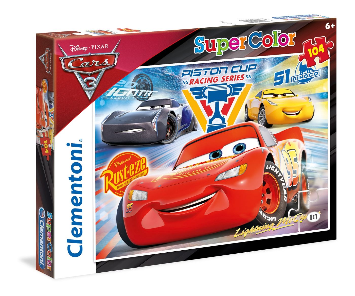 Clementoni Cars 3 - Puzzel - 104 stukjes - 6+ jaar