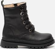 Shoesme Veterboots - Laarzen Met Veters - Meisjes - Zwart - Maat 26