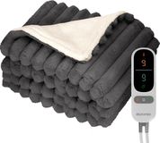 Auronic Elektrische Deken - 200 x 180cm - 2 Persoons - Antraciet