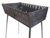 Merkloos Icecat Opvouwbare Houtskool BBQ Koffergrill voor 10 Spiesen